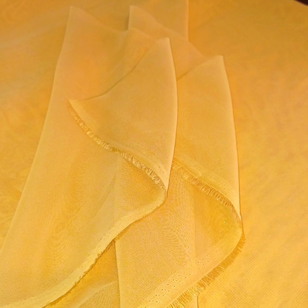 Rich Gold Sheer Fabric 6459
